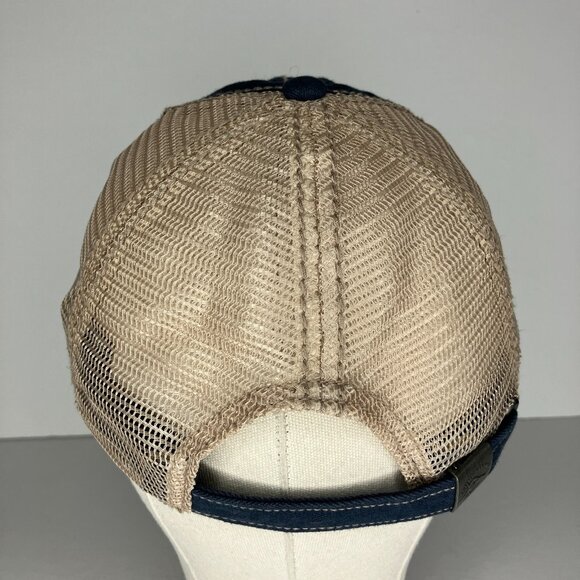 Tommy Bahama Blue Beige Mesh Embroidered Adjustable Hat Cap - Picture 5 of 8